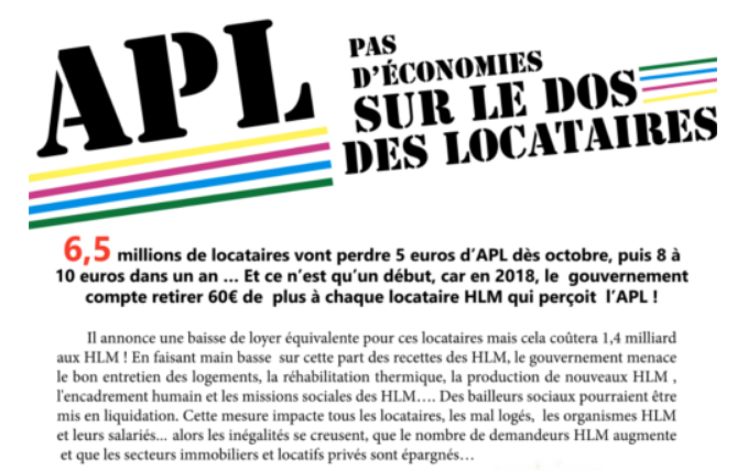 Pas d’économies sur le dos des locataires !